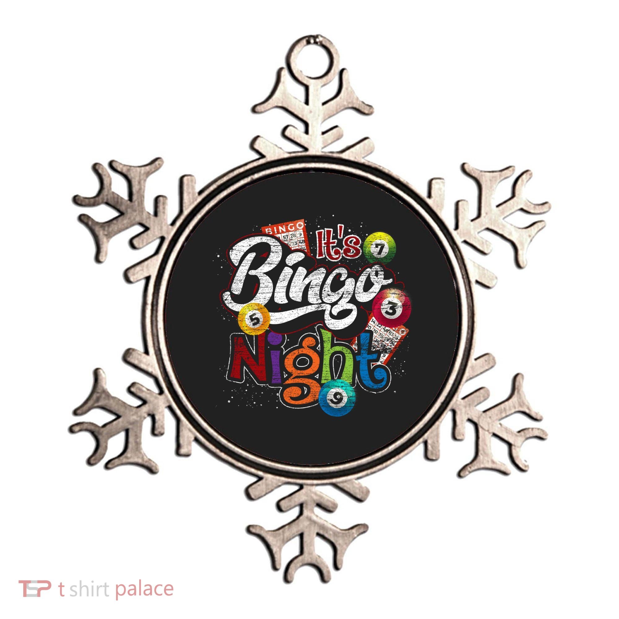 Gambling Lover Gift Its Bingo Night Funny Lottery Bingo Ornament