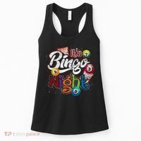 Gambling Lover Gift Its Bingo Night Funny Lottery Bingo Women's Tank Top thumb 0