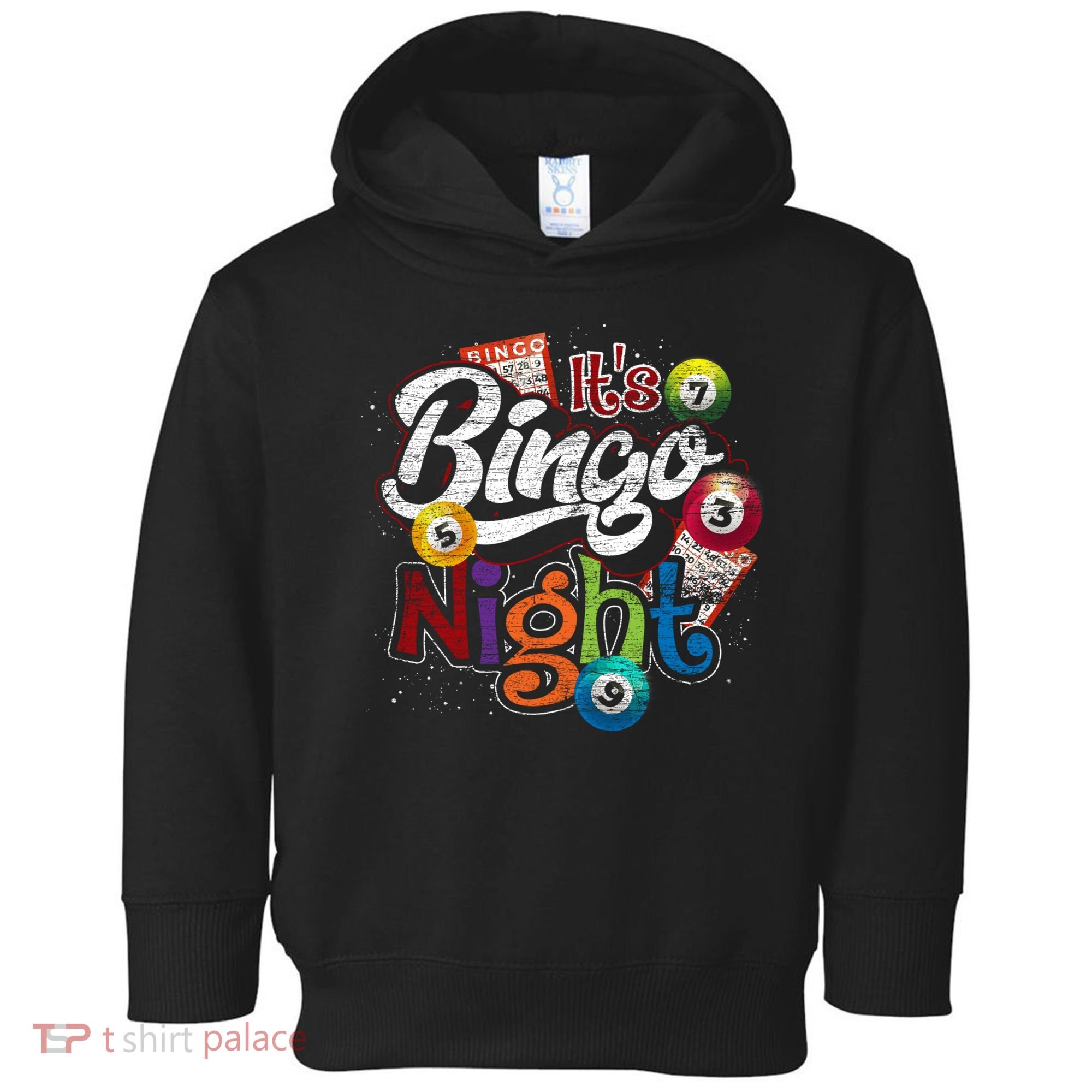 Gambling Lover Gift Its Bingo Night Funny Lottery Bingo Toddler Hoodie