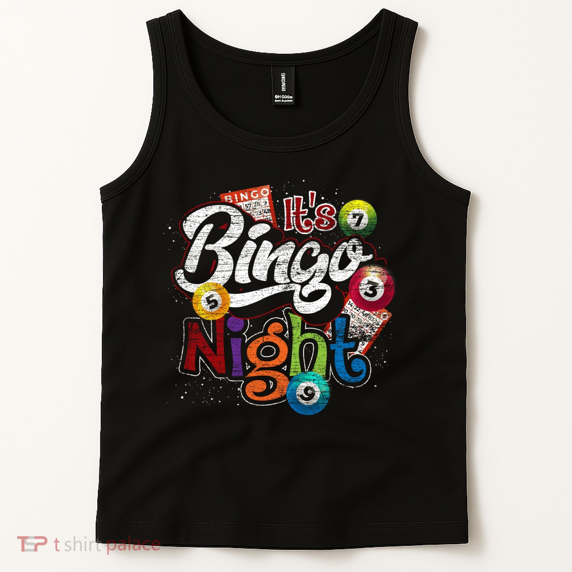 Gambling Lover Gift Its Bingo Night Funny Lottery Bingo Tank Top