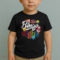 Gambling Lover Gift Its Bingo Night Funny Lottery Bingo Toddler T-Shirt thumb 2