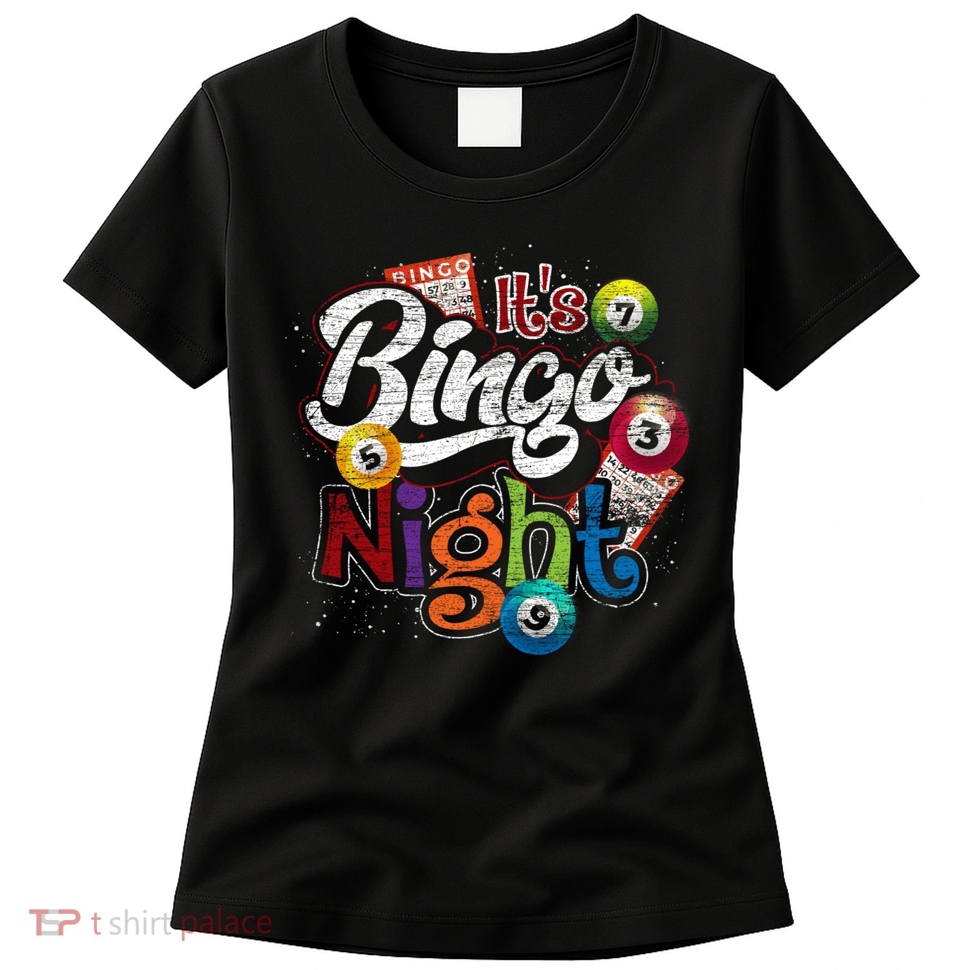 Gambling Lover Gift Its Bingo Night Funny Lottery Bingo Women's T-Shirt