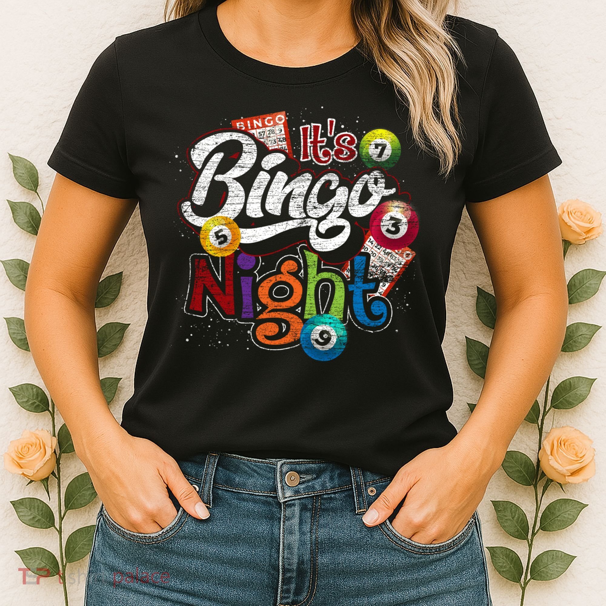 Gambling Lover Gift Its Bingo Night Funny Lottery Bingo Women's T-Shirt
