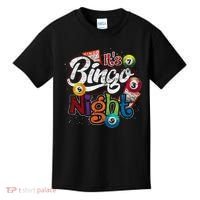 Gambling Lover Gift Its Bingo Night Funny Lottery Bingo Kids T-Shirt thumb 0