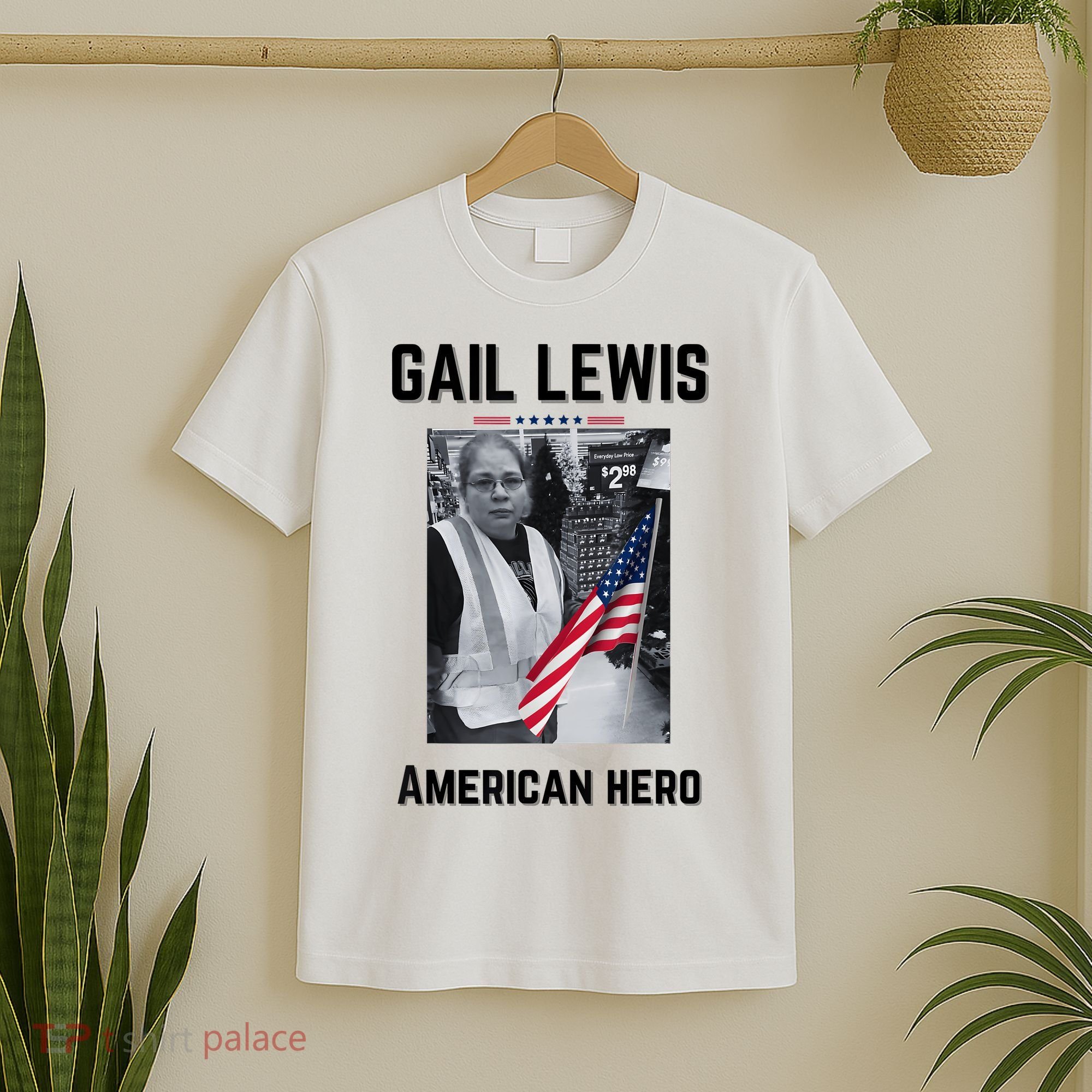 Gail Lewis Gail Lewis We Salute You The End American Hero T-Shirt