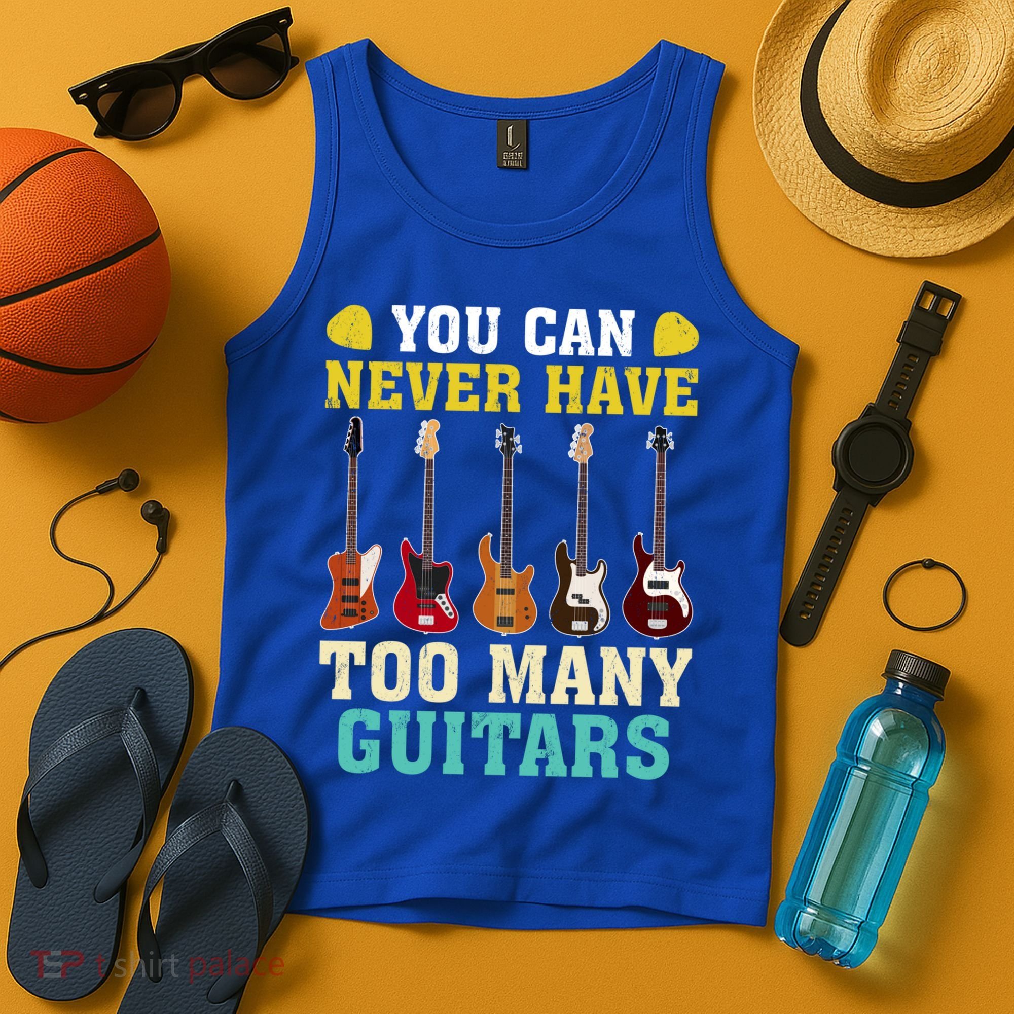 Guitar Lover Gift You Can Never Have Too Many Guitars Gift Tank Top