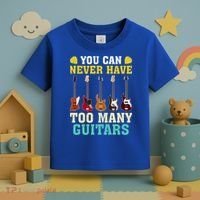 Guitar Lover Gift You Can Never Have Too Many Guitars Gift Toddler T-Shirt thumb 3