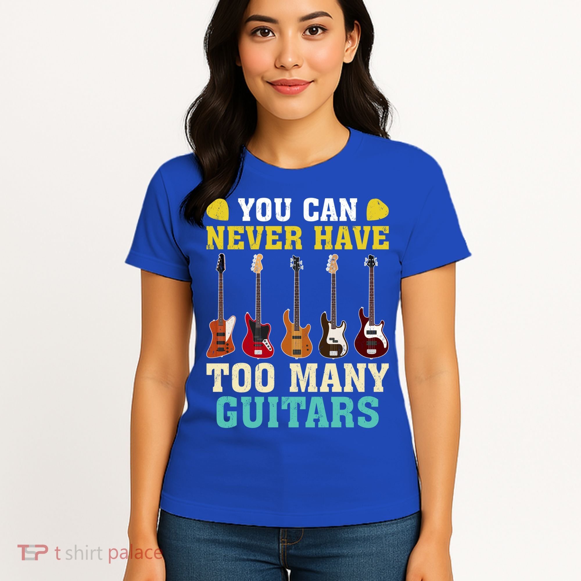 Guitar Lover Gift You Can Never Have Too Many Guitars Gift Women's T-Shirt