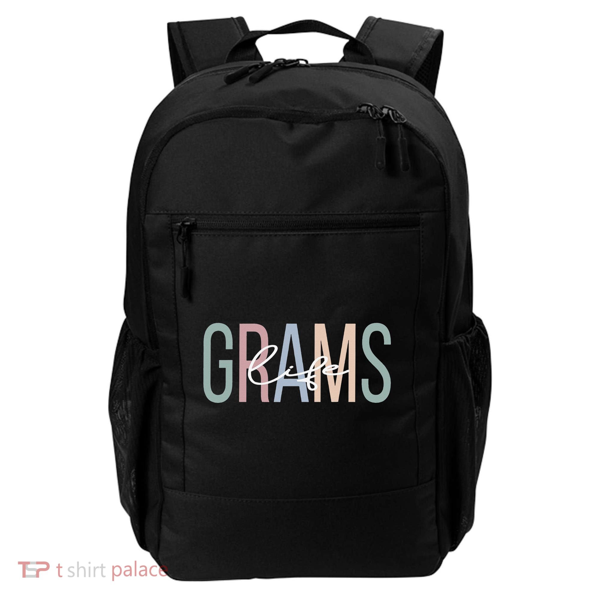 Grams Life Grams Grandma Boho Grams Grandmother Backpack