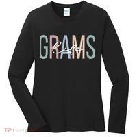 Grams Life Grams Grandma Boho Grams Grandmother Women's Long Sleeve Shirt thumb 0