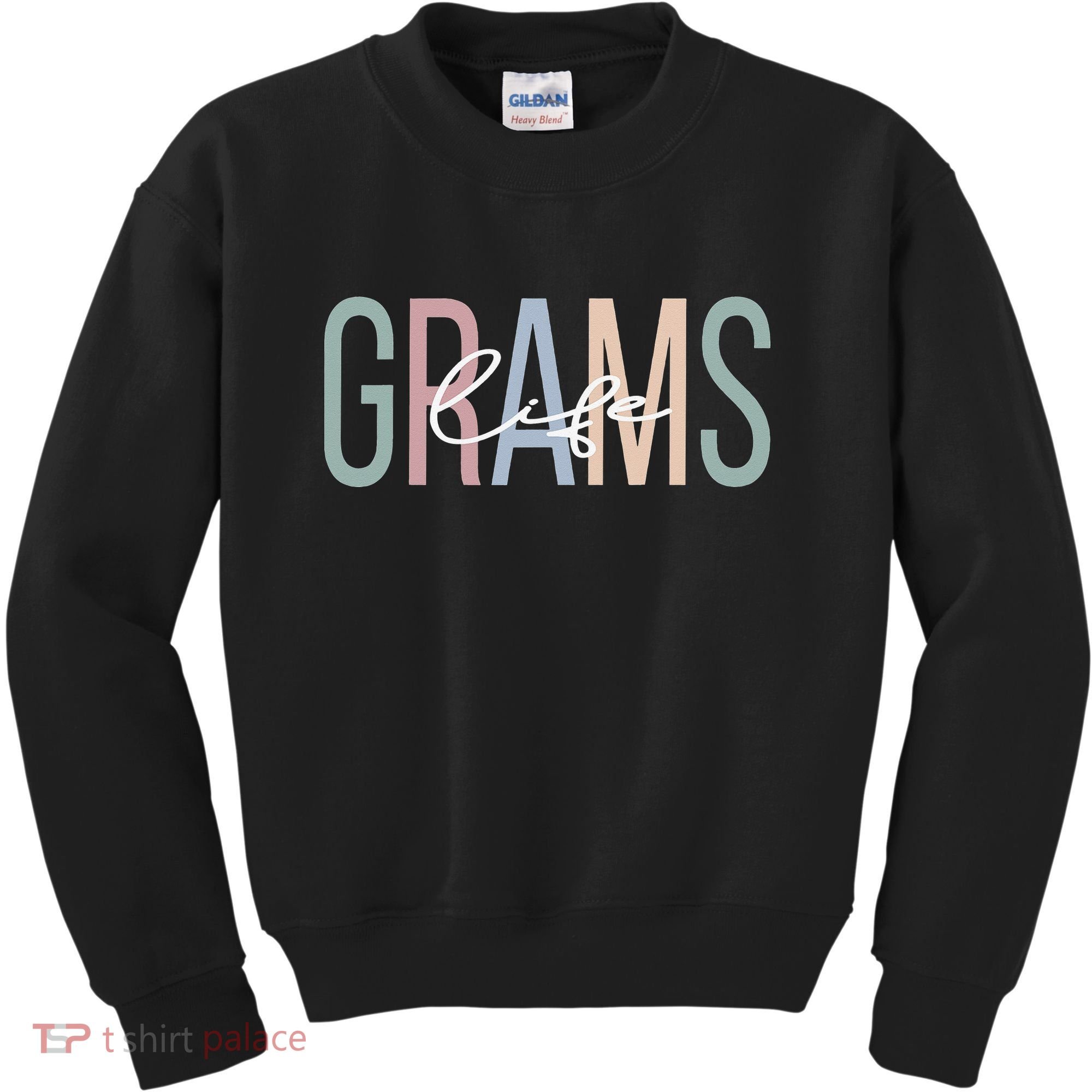 Grams Life Grams Grandma Boho Grams Grandmother Kids Sweatshirt