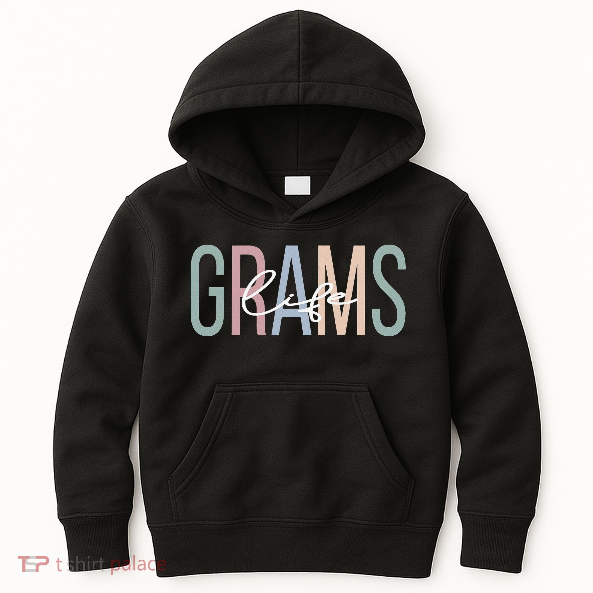 Grams Life Grams Grandma Boho Grams Grandmother Kids Hoodie