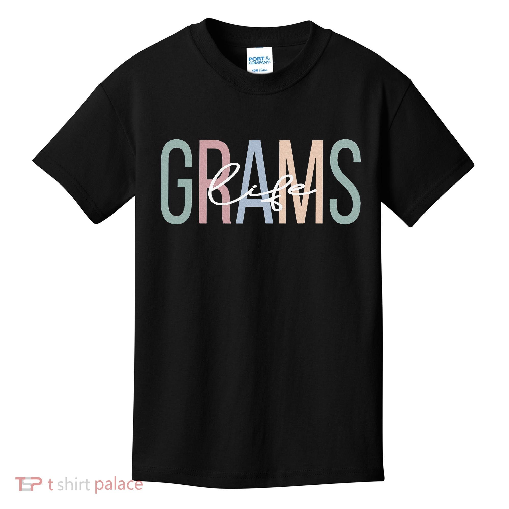 Grams Life Grams Grandma Boho Grams Grandmother Kids T-Shirt