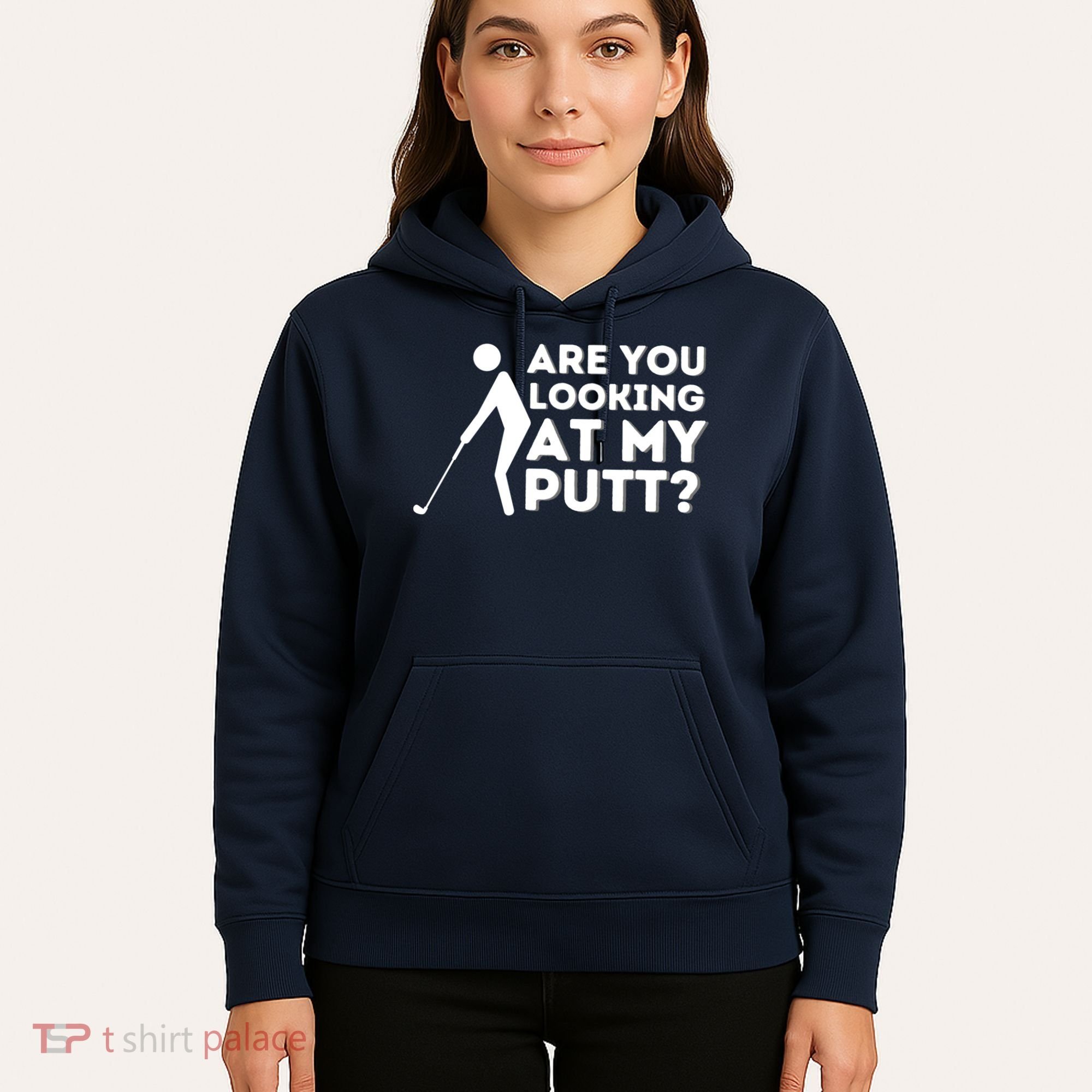 Golfing Lover & Golf Gift Are You Looking At My Putt Hoodie