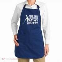 Golfing Lover & Golf Gift Are You Looking At My Putt Apron thumb 2