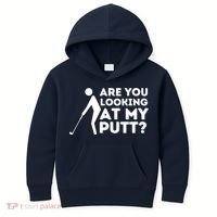 Golfing Lover & Golf Gift Are You Looking At My Putt Kids Hoodie thumb 0