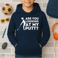 Golfing Lover & Golf Gift Are You Looking At My Putt Kids Hoodie thumb 2