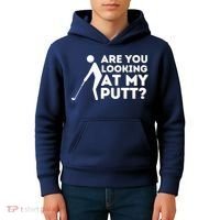 Golfing Lover & Golf Gift Are You Looking At My Putt Kids Hoodie thumb 4
