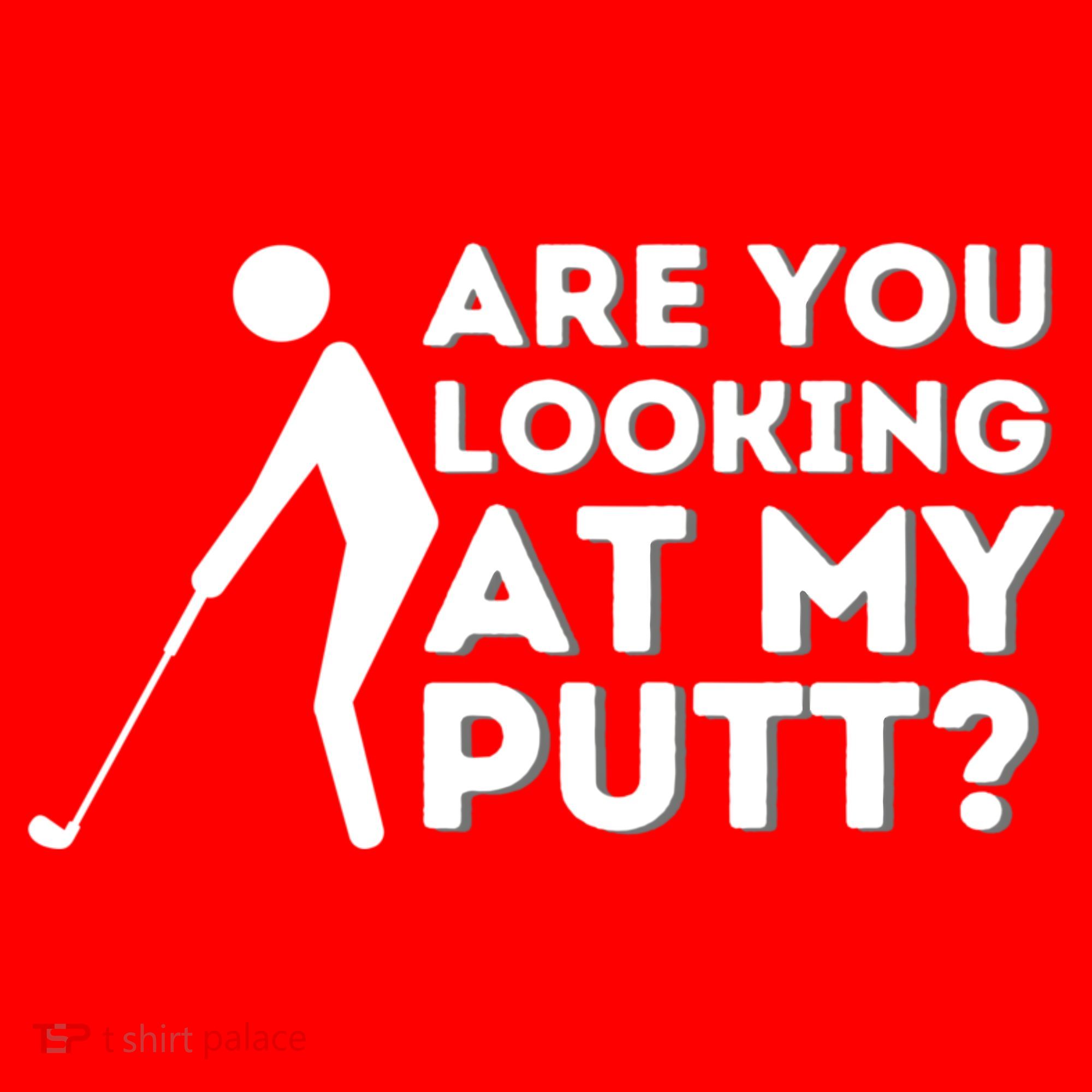 Golfing Lover & Golf Gift Are You Looking At My Putt Santa Hat