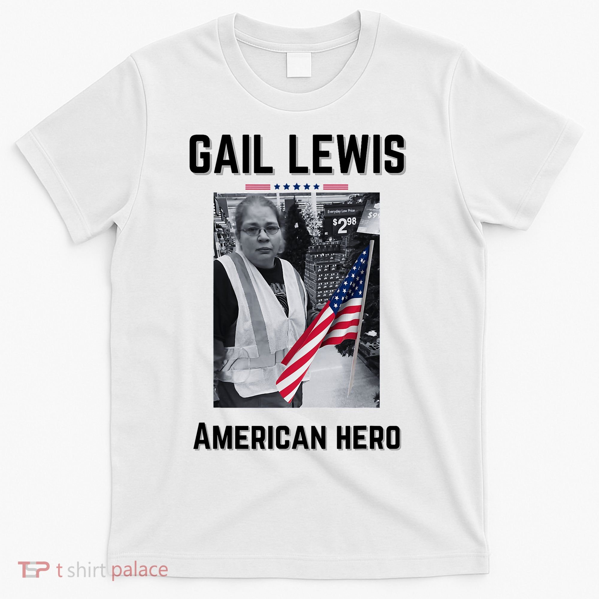 Gail Lewis Gail Lewis We Salute You The End American Hero T-Shirt