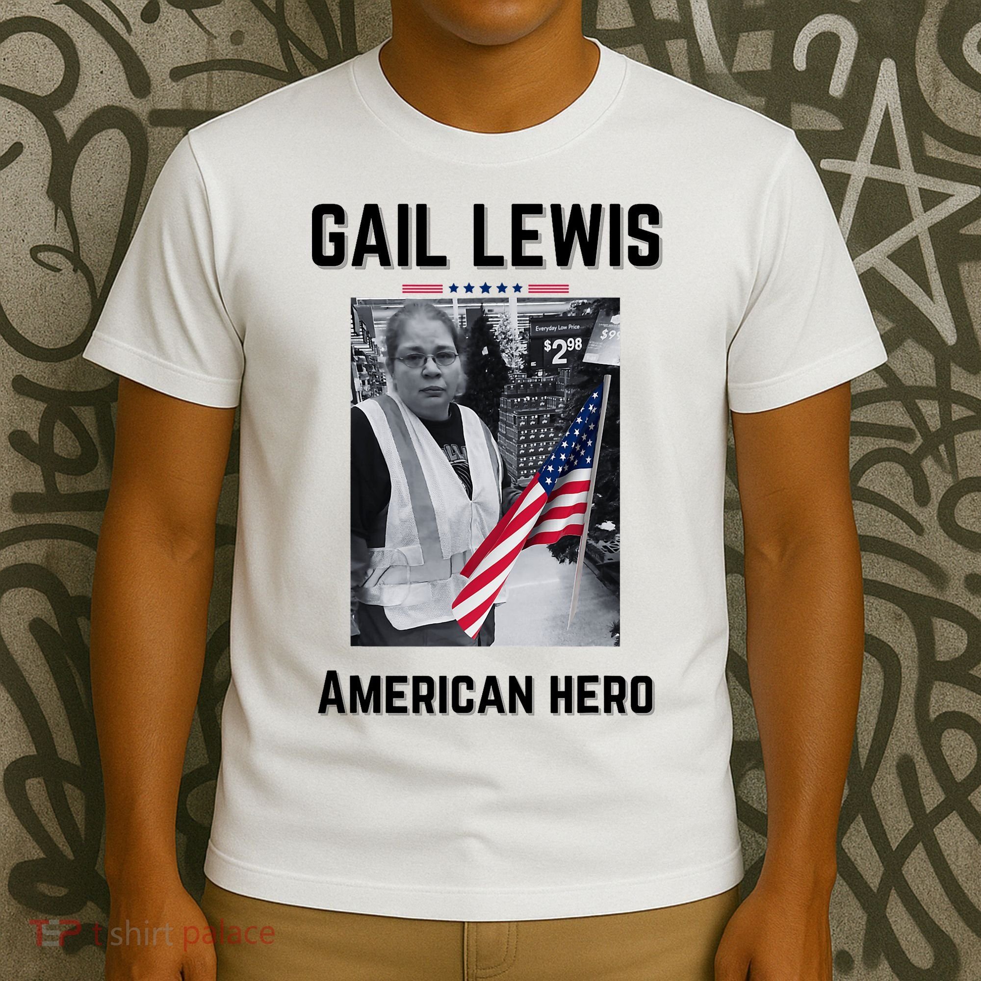 Gail Lewis Gail Lewis We Salute You The End American Hero T-Shirt