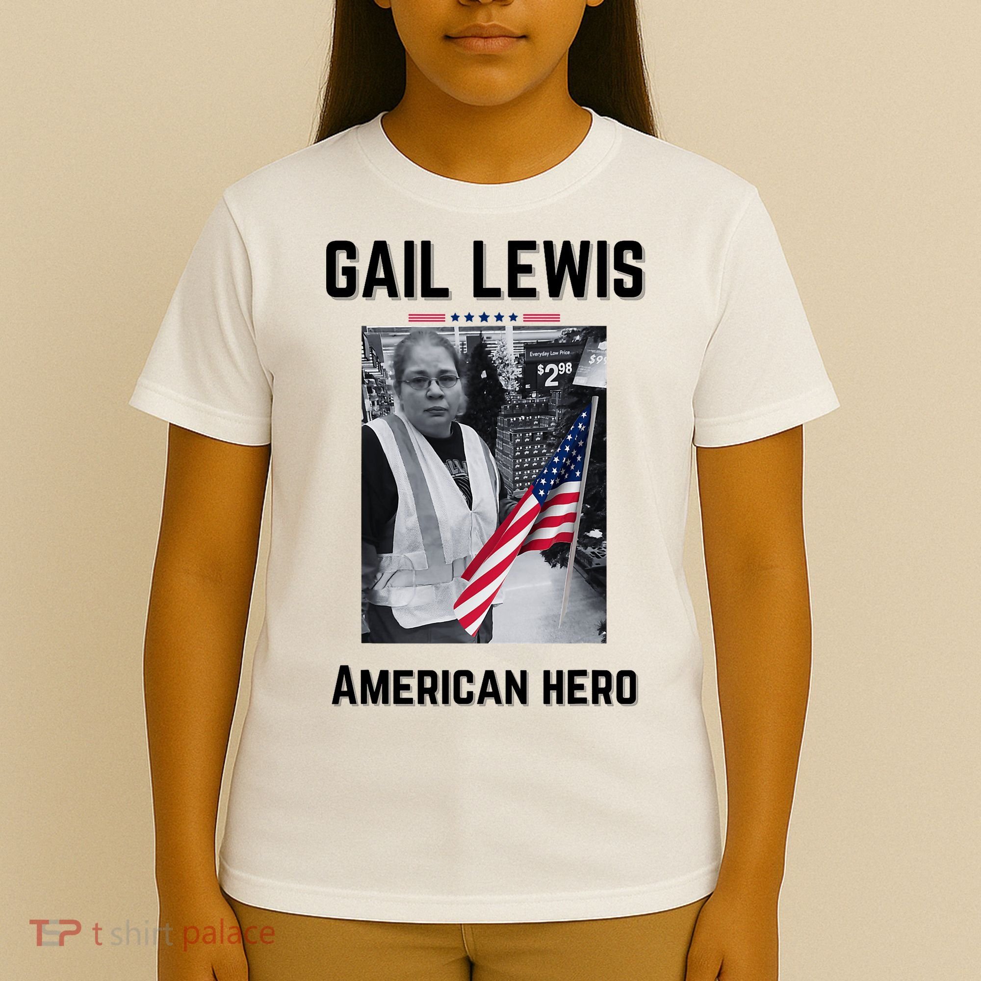 Gail Lewis Gail Lewis We Salute You The End American Hero T-Shirt