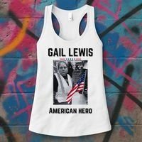 Gail Lewis Gail Lewis We Salute You The End American Hero Women's Tank Top thumb 3