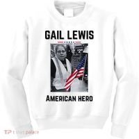 Gail Lewis Gail Lewis We Salute You The End American Hero Kids Sweatshirt thumb 0