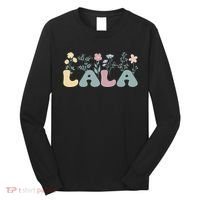 Groovy Lala Grandmother Flowers Lala Grandma Long Sleeve Shirt thumb 0