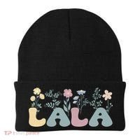 Groovy Lala Grandmother Flowers Lala Grandma Beanie thumb 0