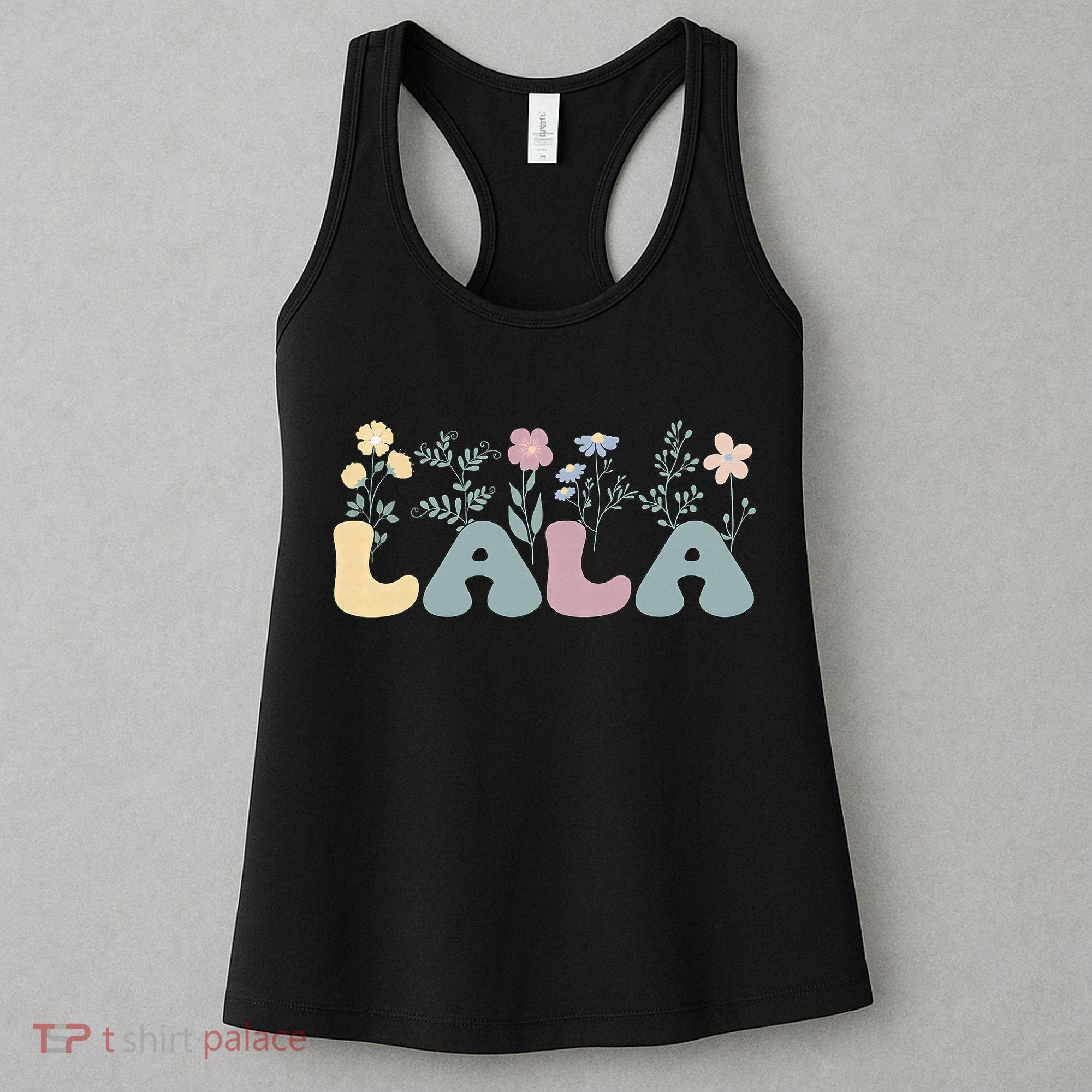 Groovy Lala Grandmother Flowers Lala Grandma Women's Tank Top