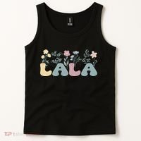 Groovy Lala Grandmother Flowers Lala Grandma Tank Top thumb 2