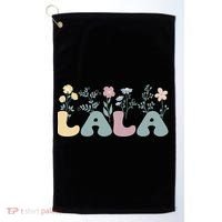 Groovy Lala Grandmother Flowers Lala Grandma Golf Towel thumb 0