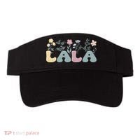 Groovy Lala Grandmother Flowers Lala Grandma Visor thumb 0