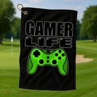 Gamer Life Golf Towel thumb 1