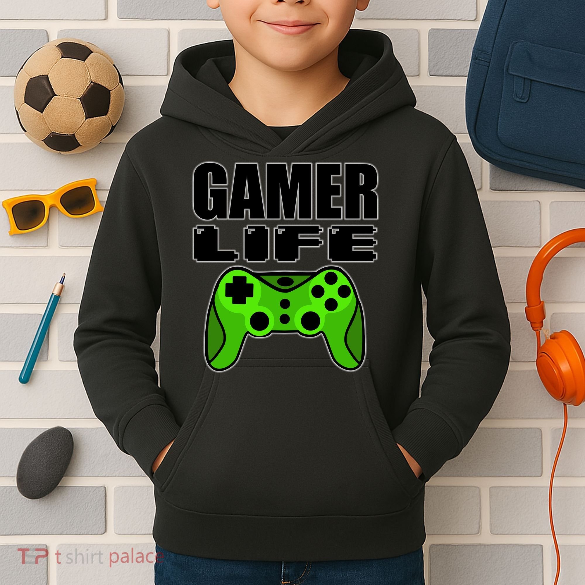 Gamer Life Kids Hoodie