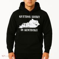 Getting Lucky In Kentucky Distressed Kentucky Hoodie thumb 2