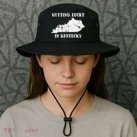 Getting Lucky In Kentucky Distressed Kentucky Bucket Hat thumb 3