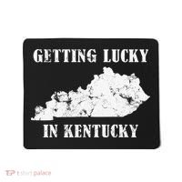 Getting Lucky In Kentucky Distressed Kentucky Mousepad thumb 0