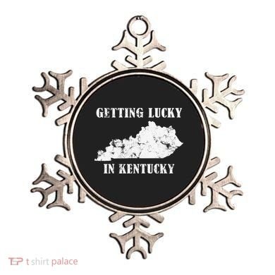 Getting Lucky In Kentucky Distressed Kentucky Ornament
