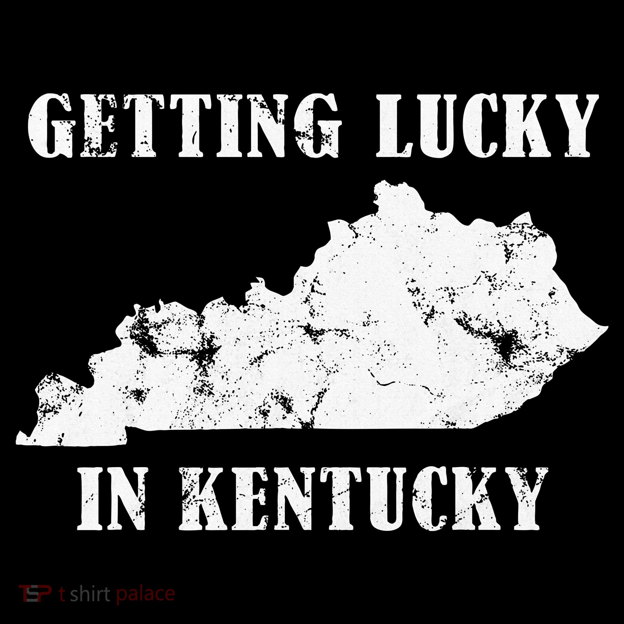 Getting Lucky In Kentucky Distressed Kentucky Baby Bodysuit