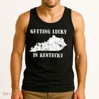 Getting Lucky In Kentucky Distressed Kentucky Tank Top thumb 3