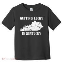 Getting Lucky In Kentucky Distressed Kentucky Toddler T-Shirt thumb 0