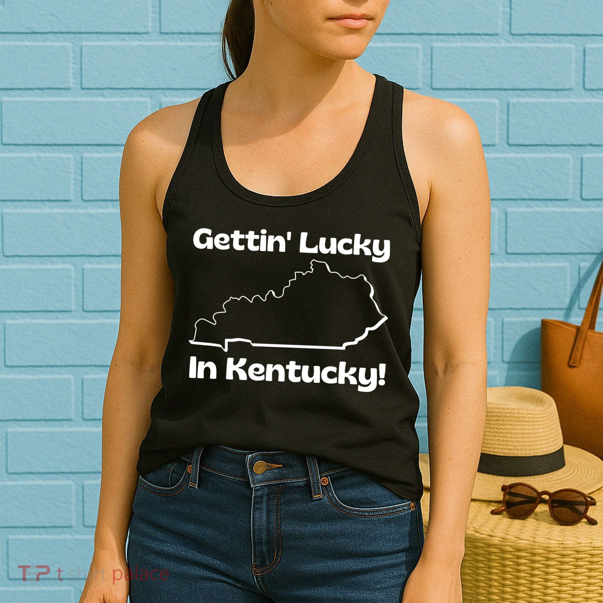 Gettin Lucky In Kentucky! School Of Rock Classic Graphic Women's Tank Top