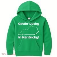 Gettin Lucky In Kentucky! School Of Rock Classic Graphic Kids Hoodie thumb 0