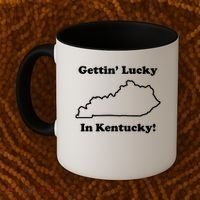 Getting Lucky In Kentucky Coffee Mug thumb 2