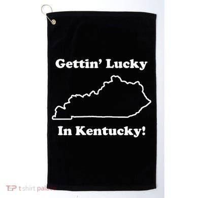 Getting Lucky In Kentucky Golf Towel