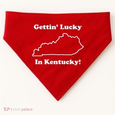 Getting Lucky In Kentucky USA-Made Doggie Bandana