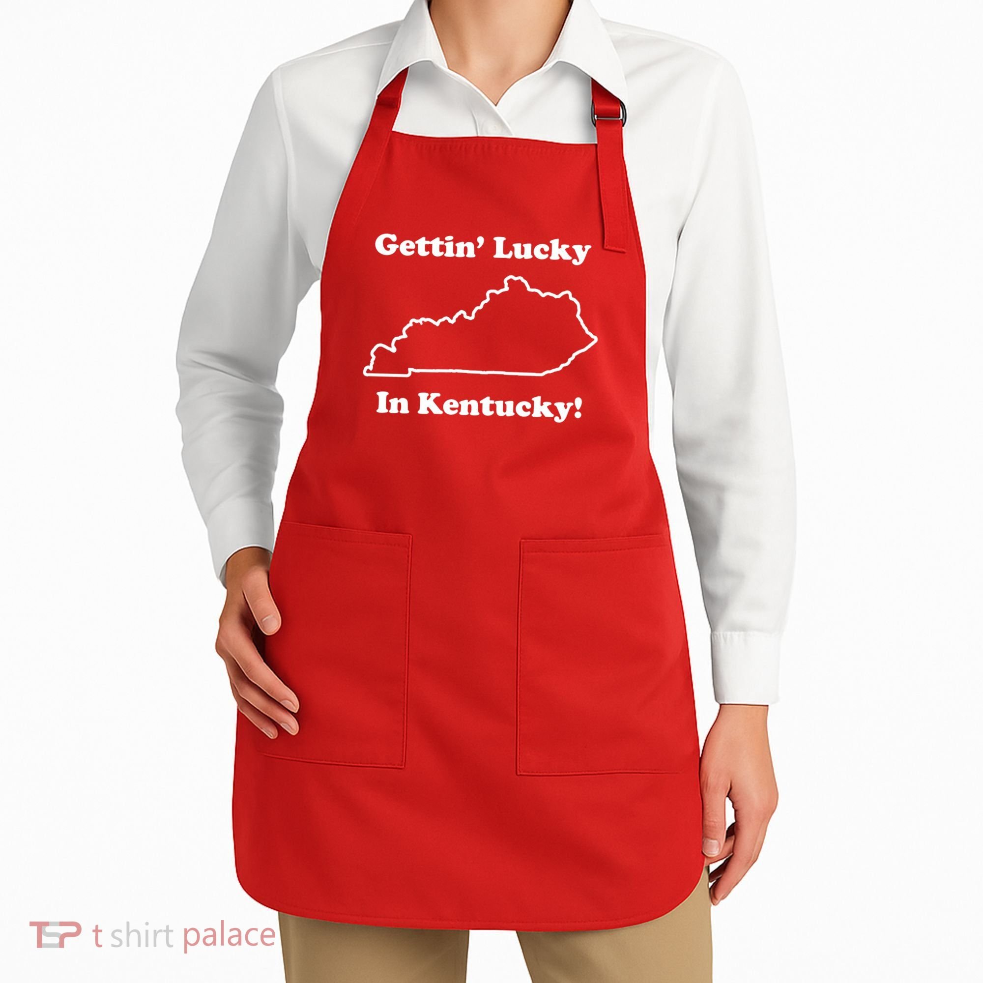 Getting Lucky In Kentucky Apron