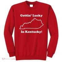 Getting Lucky In Kentucky Sweatshirt thumb 0